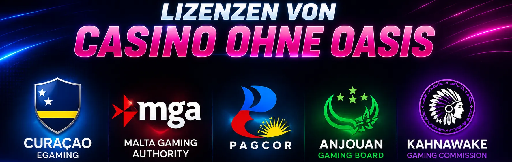 Welche Lizenzen haben Casino ohne OASIS banner